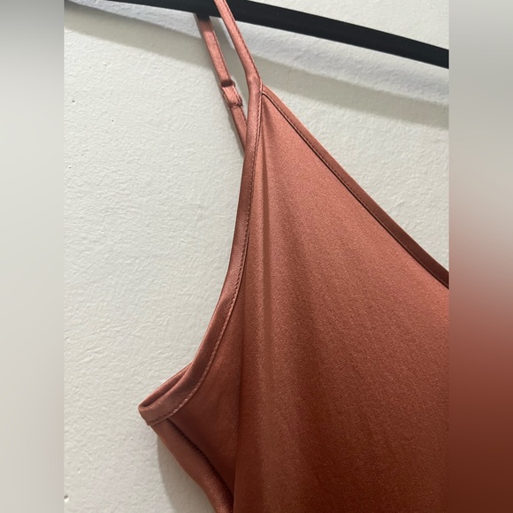 Quince Washable Silk Slip Dress in Rose Powder, Size S - Picture 9 of 16